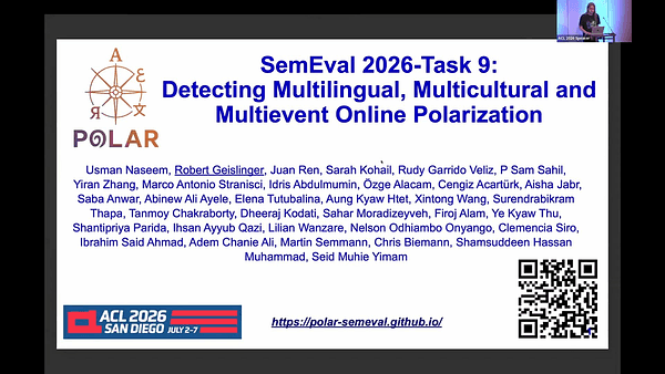 SemEval-2026 Task 9: Detecting Multilingual, Multicultural and Multievent Online Polarization