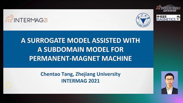  A surrogate model assisted with a subdomain model for permanent-magnet machine