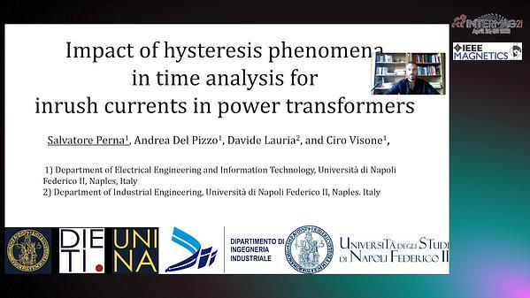  Impact of hysteresis phenomena in time and frequency analysis for inrush currents in power transformers