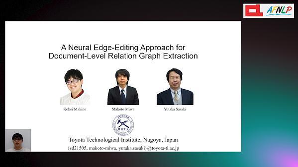 A Neural Edge-Editing Approach for Document-Level Relation Graph Extraction