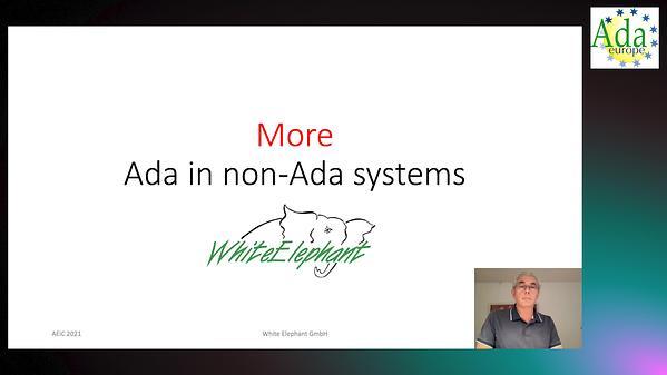 More Ada in non-Ada systems
