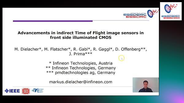Advancements in Indirect Time of Flight Image Sensors in Front Side Illuminated CMOS