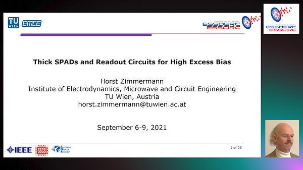 Thick SPADs and Readout Circuits for High Excess Bias