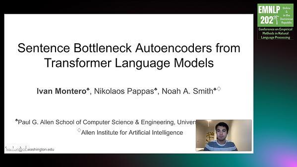 Sentence Bottleneck Autoencoders from Transformer Language Models