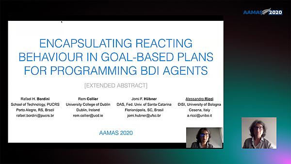 Encapsulating Reactive Behaviour in Goal-based Plans in BDI Agents Programming