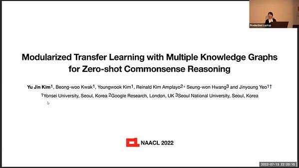 Modularized Transfer Learning with Multiple Knowledge Graphs for Zero-shot Commonsense Reasoning