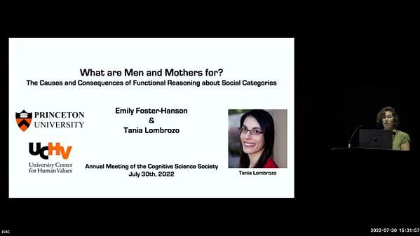 What Are Men and Mothers For? The Causes and Consequences of Functional Reasoning About Social Categories