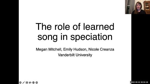 Can cultural evolution facilitate speciation in songbirds?