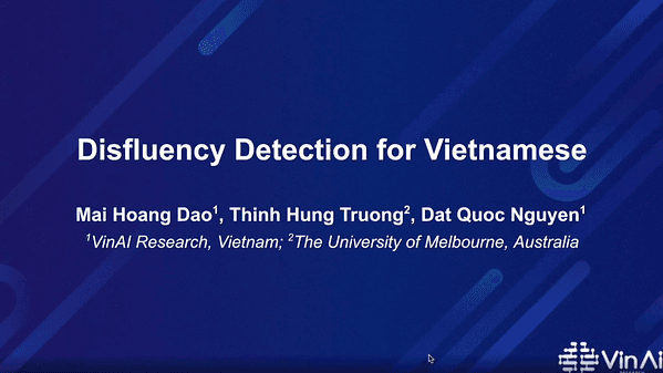 Disfluency Detection for Vietnamese
