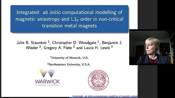 Integrated ab initio computational modelling of magnetic anisotropy and L10 order in non critical transition metal magnets