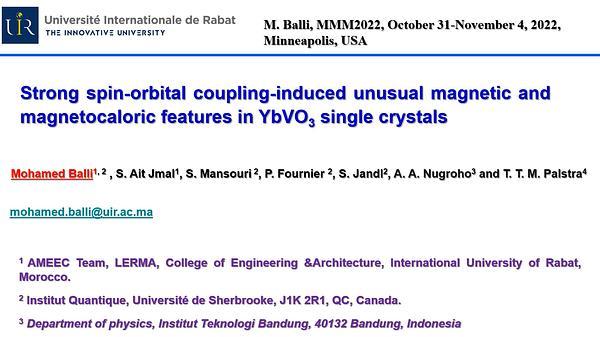 Strong spin orbital coupling