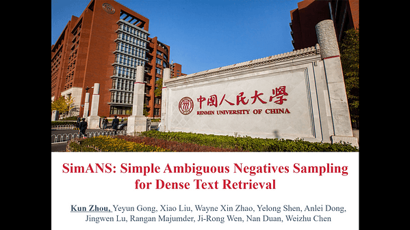 SimANS: Simple Ambiguous Negatives Sampling for Dense Text Retrieval