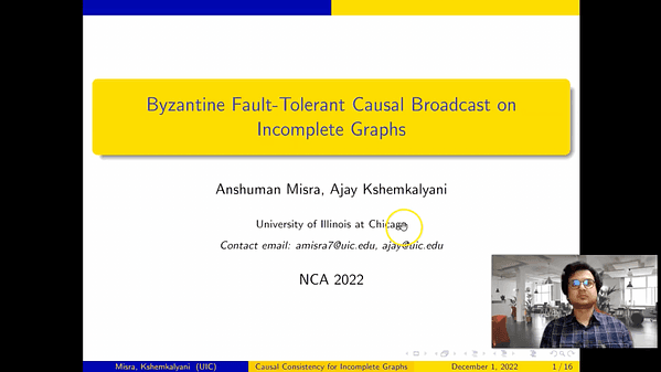 Byzantine Fault-Tolerant Causal Broadcast on Incomplete Graphs