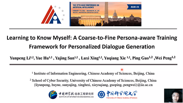 Learning to Know Myself: A Coarse-to-Fine Persona-aware Training Framework for Personalized Dialogue Generation