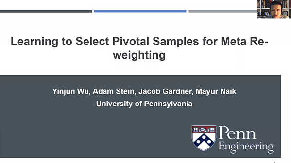 Learning to Select Pivotal Samples for Meta Re-weighting