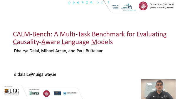 CALM-Bench: A Multi-task Benchmark for Evaluating Causality-Aware Language Models
