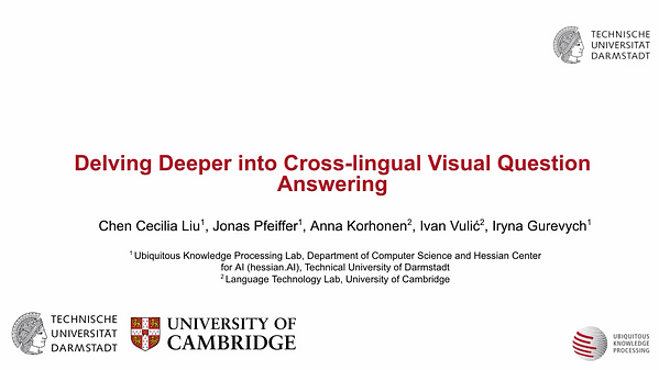 Delving Deeper into Cross-lingual Visual Question Answering