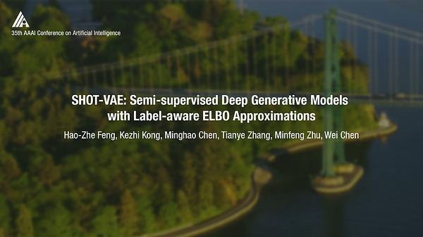 SHOT-VAE: Semi-Supervised Deep Generative Models with Label-Aware ELBO Approximations