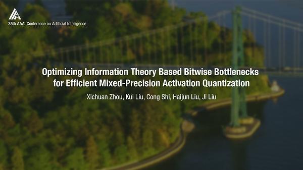 Optimizing Information Theory Based Bitwise Bottlenecks for Efficient Mixed-Precision Activation Quantization