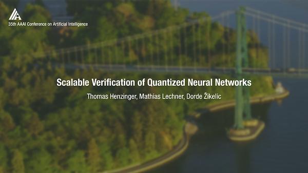Scalable Verification of Quantized Neural Networks