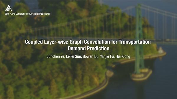 Coupled Layer-Wise Graph Convolution for Transportation Demand Prediction