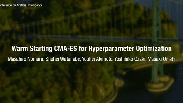 Warm Starting CMA-ES for Hyperparameter Optimization