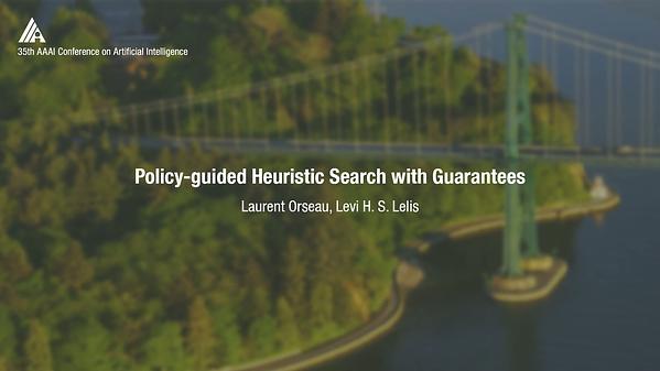 Policy-Guided Heuristic Search with Guarantees