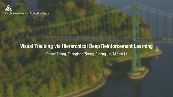 Visual Tracking via Hierarchical Deep Reinforcement Learning