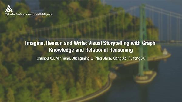 Imagine, Reason and Write: Visual Storytelling with Graph Knowledge and Relational Reasoning