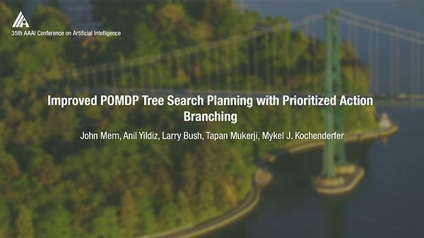 Improved POMDP Tree Search Planning with Prioritized Action Branching