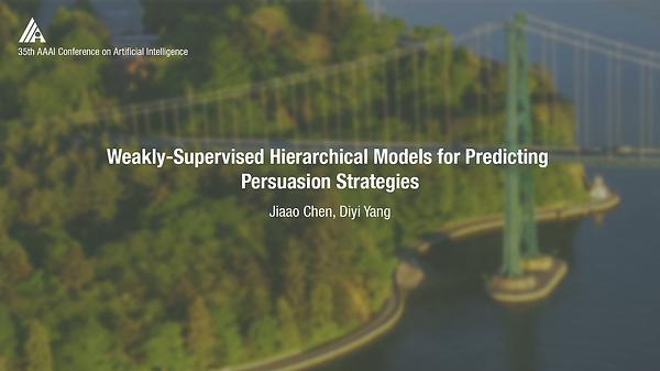 Weakly-Supervised Hierarchical Models for Predicting Persuasive Strategies in Good-Faith Textual Requests