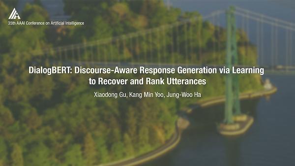 DialogBERT: Discourse-Aware Response Generation via Learning to Recover and Rank Utterances