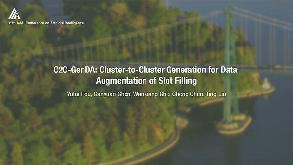 C2C-GenDA: Cluster-to-Cluster Generation for Data Augmentation of Slot Filling