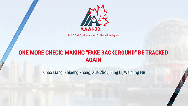 One More Check: Making "Fake Background'' Be Tracked Again