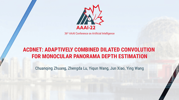 ACDNet: Adaptively Combined Dilated Convolution for Monocular Panorama Depth Estimation