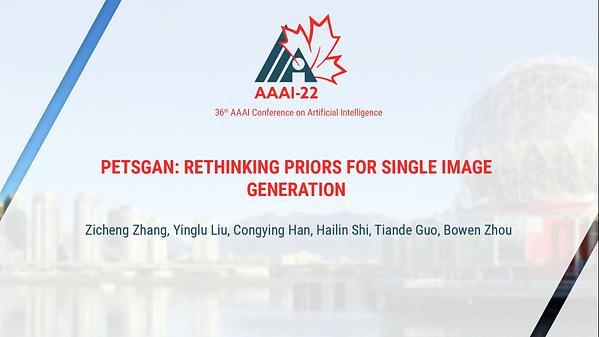 PetsGAN: Rethinking Priors for Single Image Generation