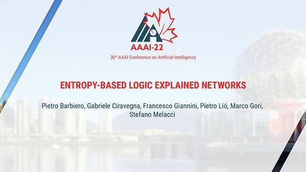 Entropy-Based Logic Explanations of Neural Networks