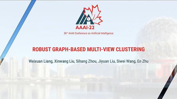 Robust Graph-Based Multi-View Clustering