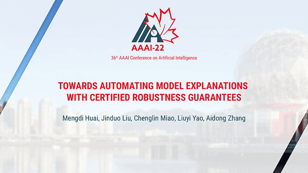 Towards Automating Model Explanations with Certified Robustness Guarantees