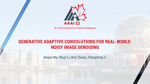 Generative Adaptive Convolutions for Real-World Noisy Image Denoising