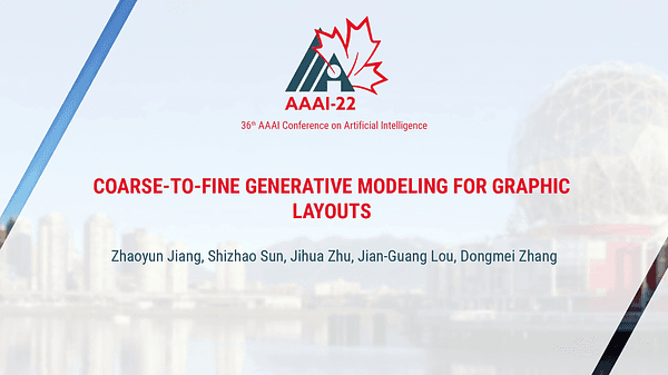 Coarse-to-Fine Generative Modeling for Graphic Layouts