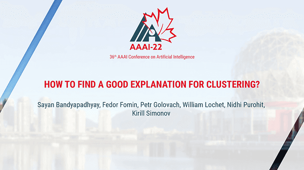 How to Find a Good Explanation for Clustering?