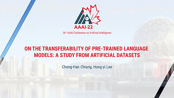 On the Transferability of Pre-Trained Language Models: A Study from Artificial Datasets