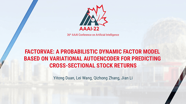 FactorVAE: A Probabilistic Dynamic Factor Model Based on Variational Autoencoder for Predicting Cross-Sectional Stock Returns