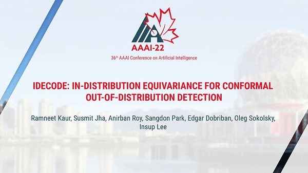 iDECODe: In-Distribution Equivariance for Conformal Out-of-Distribution Detection