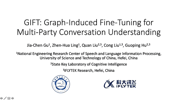 GIFT: Graph-Induced Fine-Tuning for Multi-Party Conversation Understanding
