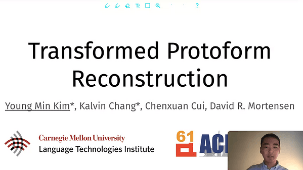Transformed Protoform Reconstruction