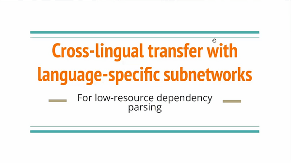 Cross-Lingual Transfer with Language-Specific Subnetworks for Low-Resource Dependency Parsing