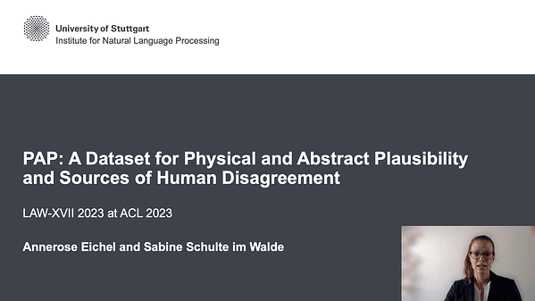 A Dataset for Physical and Abstract Plausibility and Sources of Human Disagreement