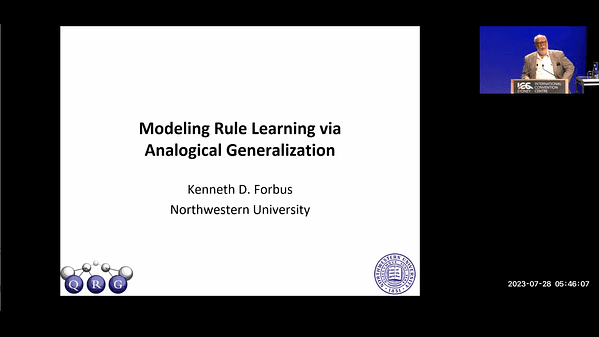 Modeling Rule Learning via Analogical Generalization